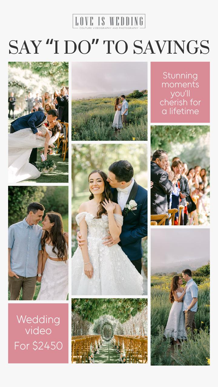 Love Is Wedding Videography and Photography Facebook ad