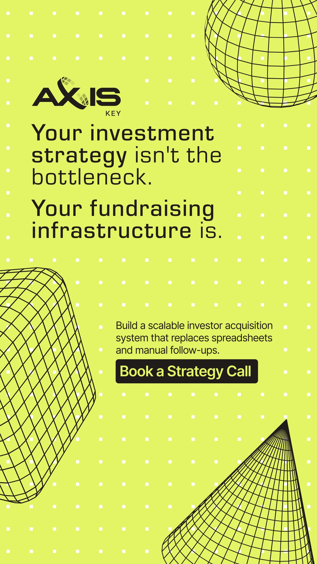 AxisKey Facebook ad: Book a Strategy Call
