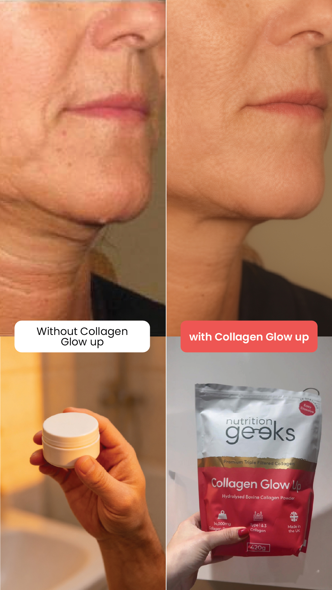 Radiant Over 40 Facebook ad