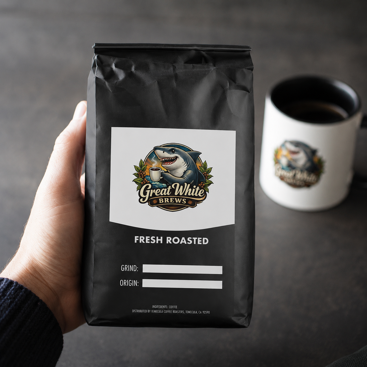 Great White Brews Facebook ad: Great White Brews brings your daily ritual home…