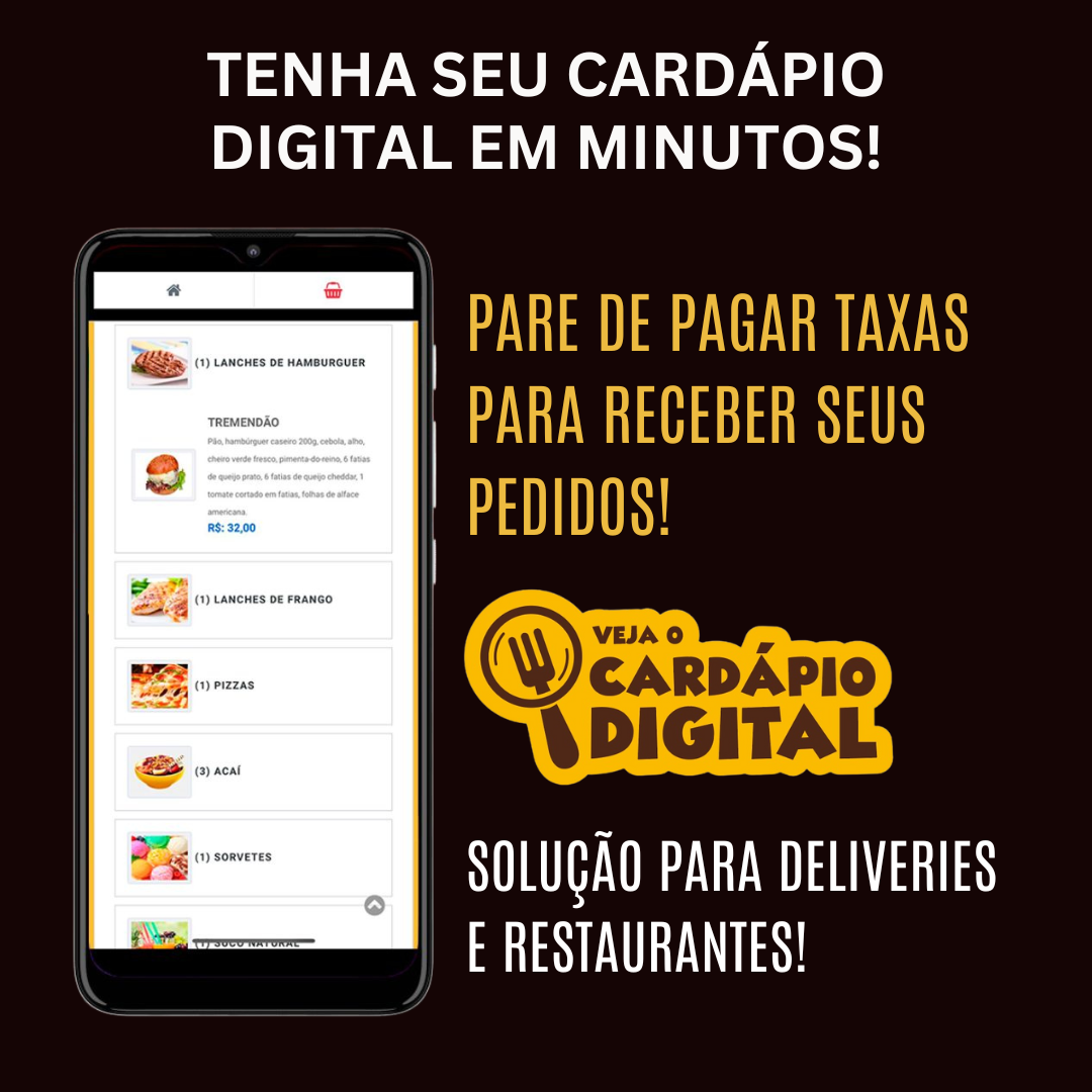 Vejaocardapio Facebook ad: Cardápio Digital