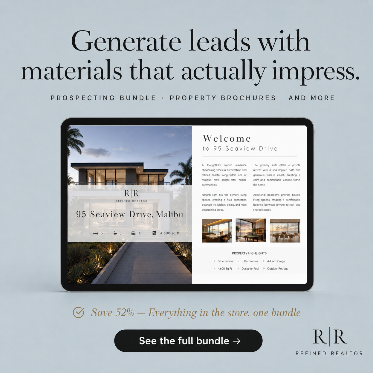 Refined Realtor Facebook ad