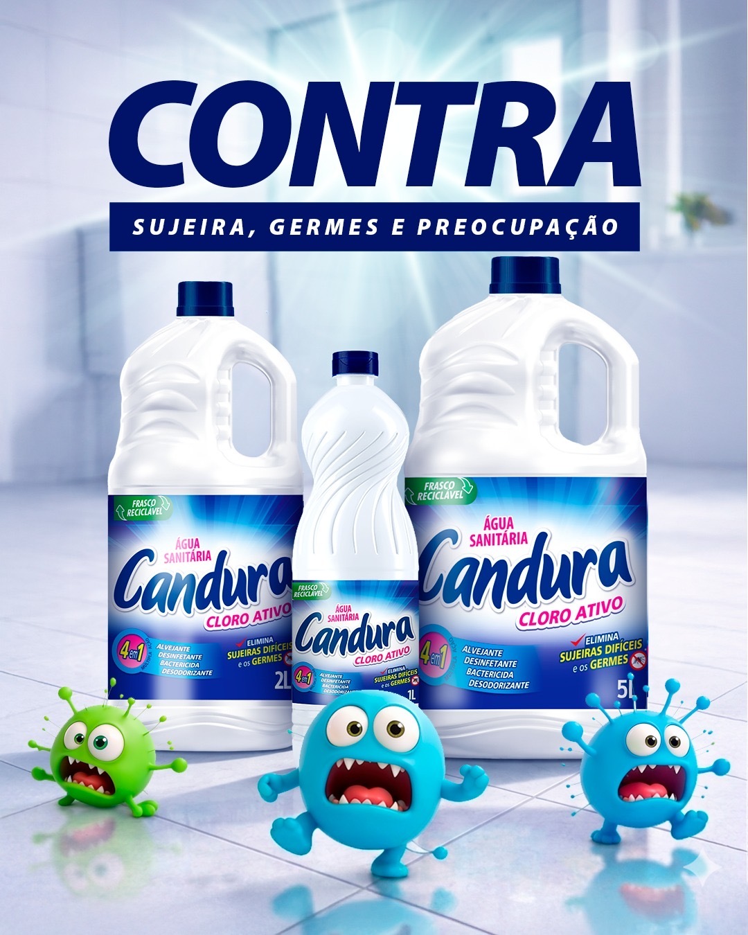 Candura Facebook ad: Desde 1981 cuidando do seu lar!