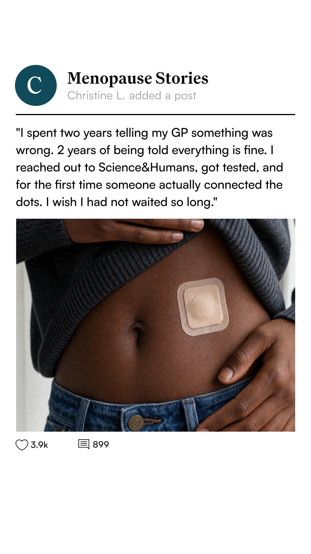 ScienceandHumans Facebook ad