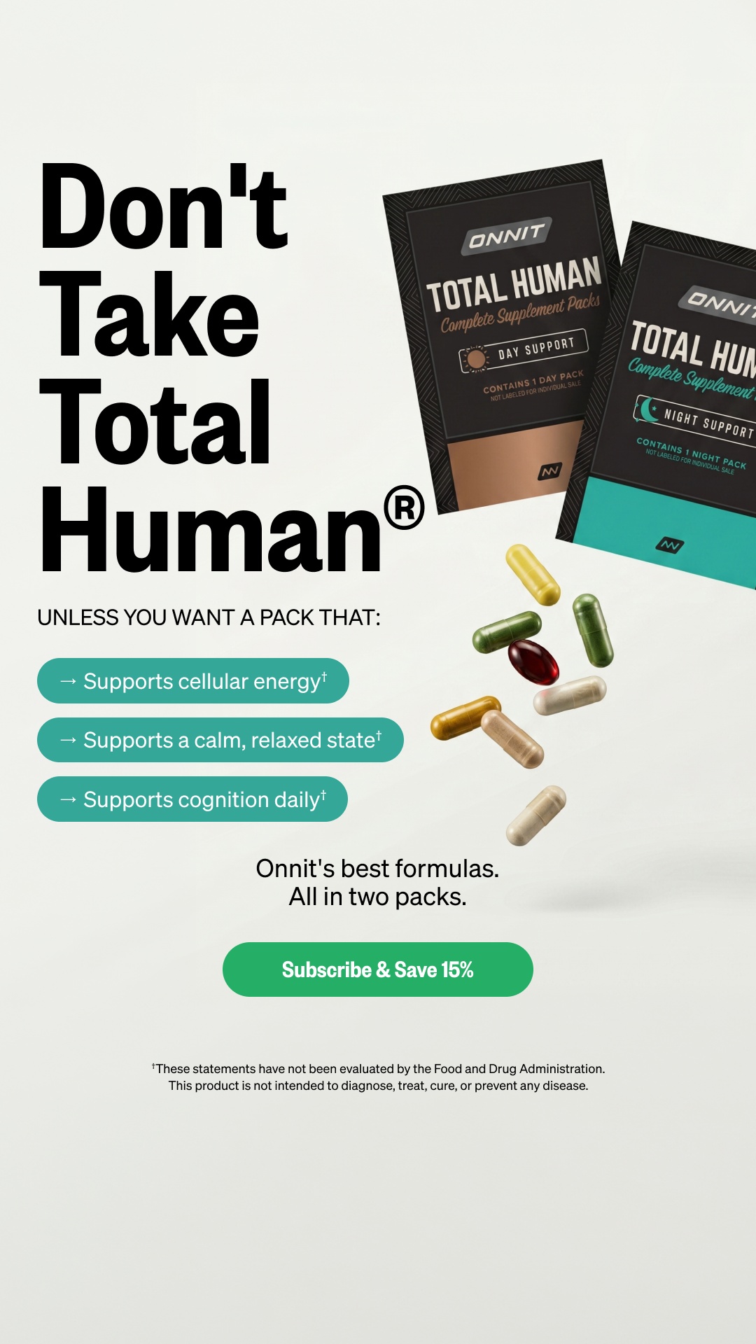 Onnit Facebook ad