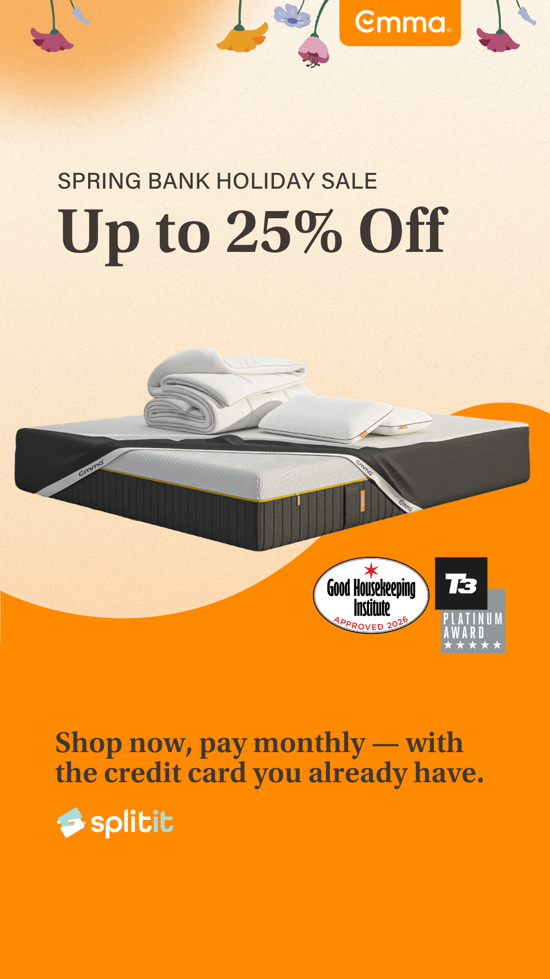 Emma Sleep UK Facebook ad