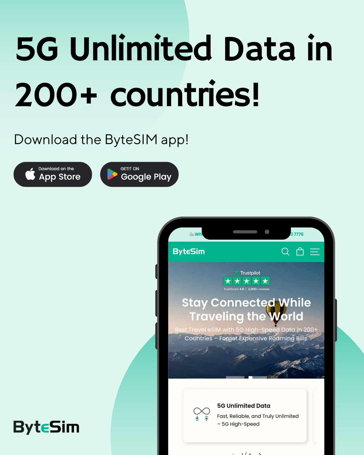 ByteSim Facebook ad