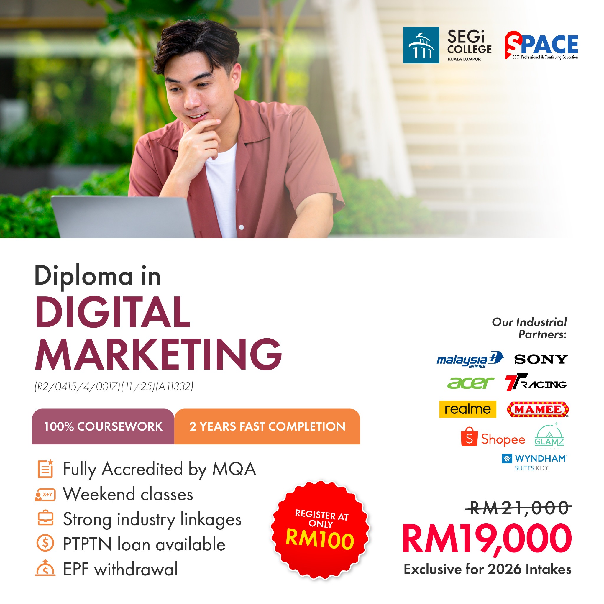 SEGi College Kuala Lumpur Facebook ad