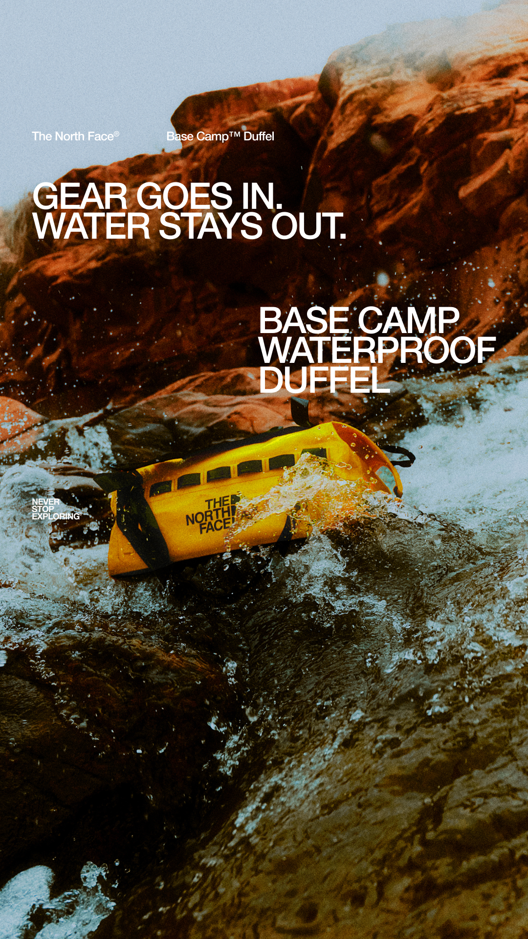 The North Face Facebook ad