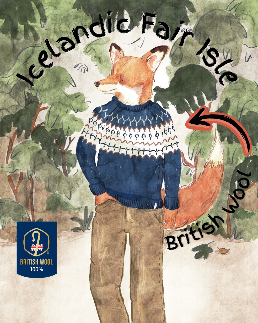 Mars Knitwear Facebook ad: Premium British Knitwear