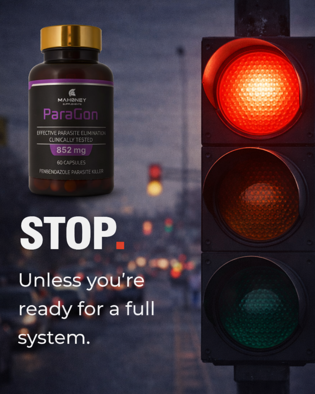 Mahoney Supplements Facebook ad