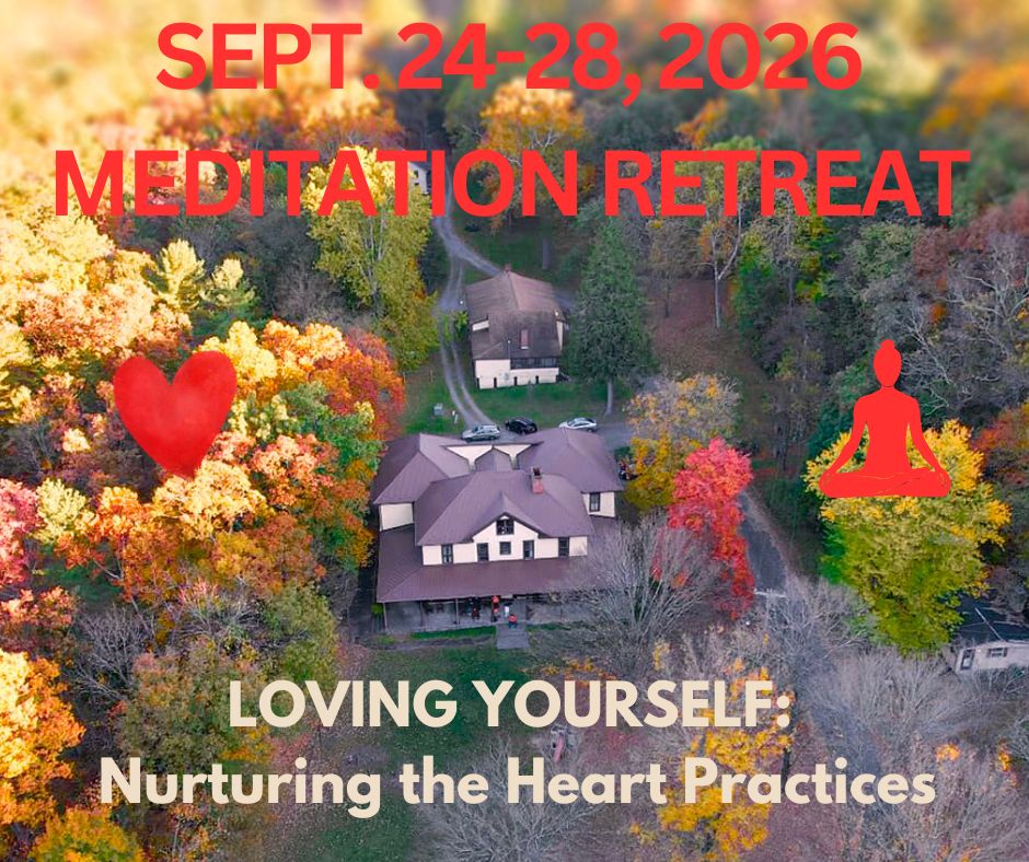 Mindful Shenandoah Valley Facebook ad: Sept. 24-28, 2026 Meditation Retreat - LOVING YOURSELF…