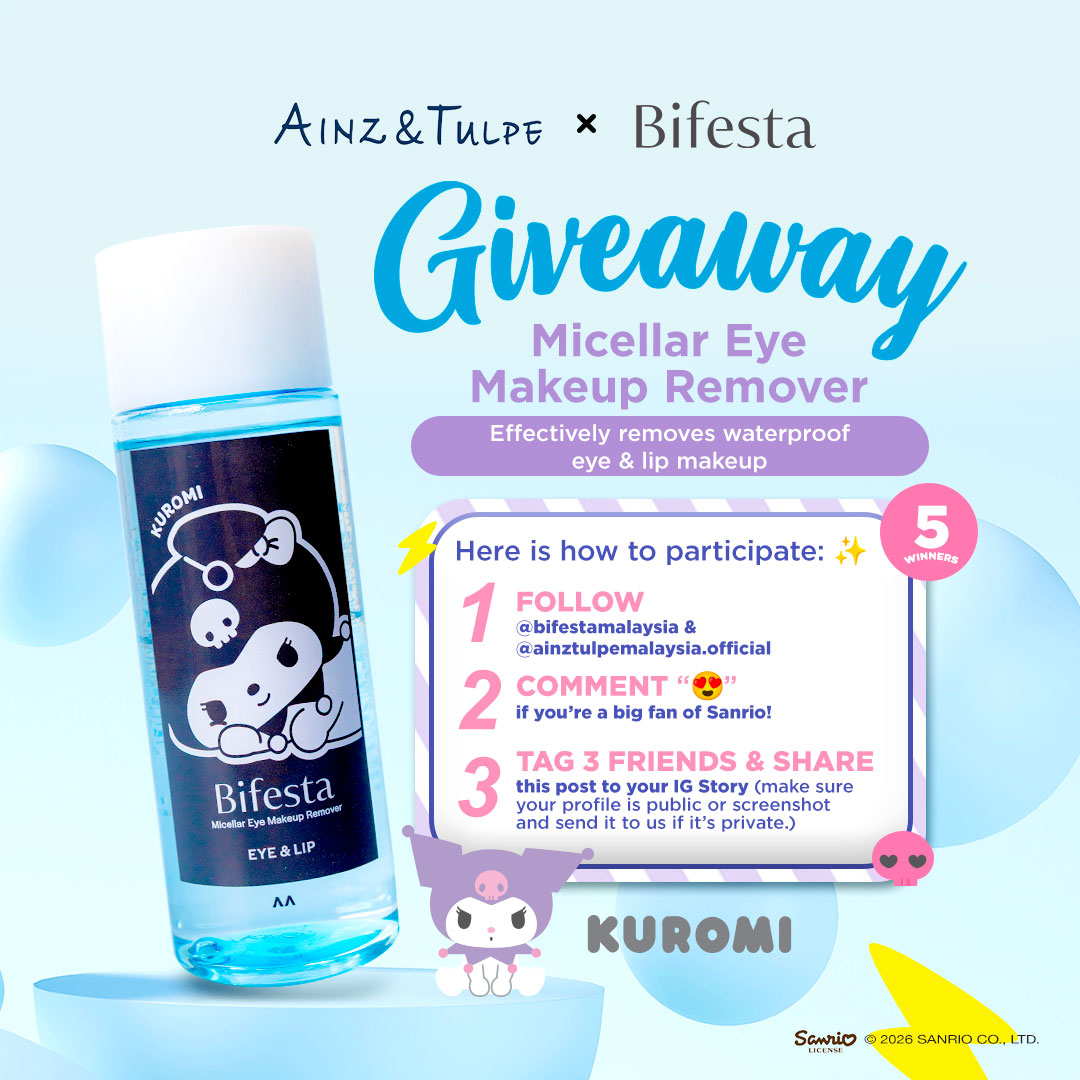 AINZ & TULPE Malaysia Facebook ad: KUROMI FANS, THIS ONE’S FOR YOU!