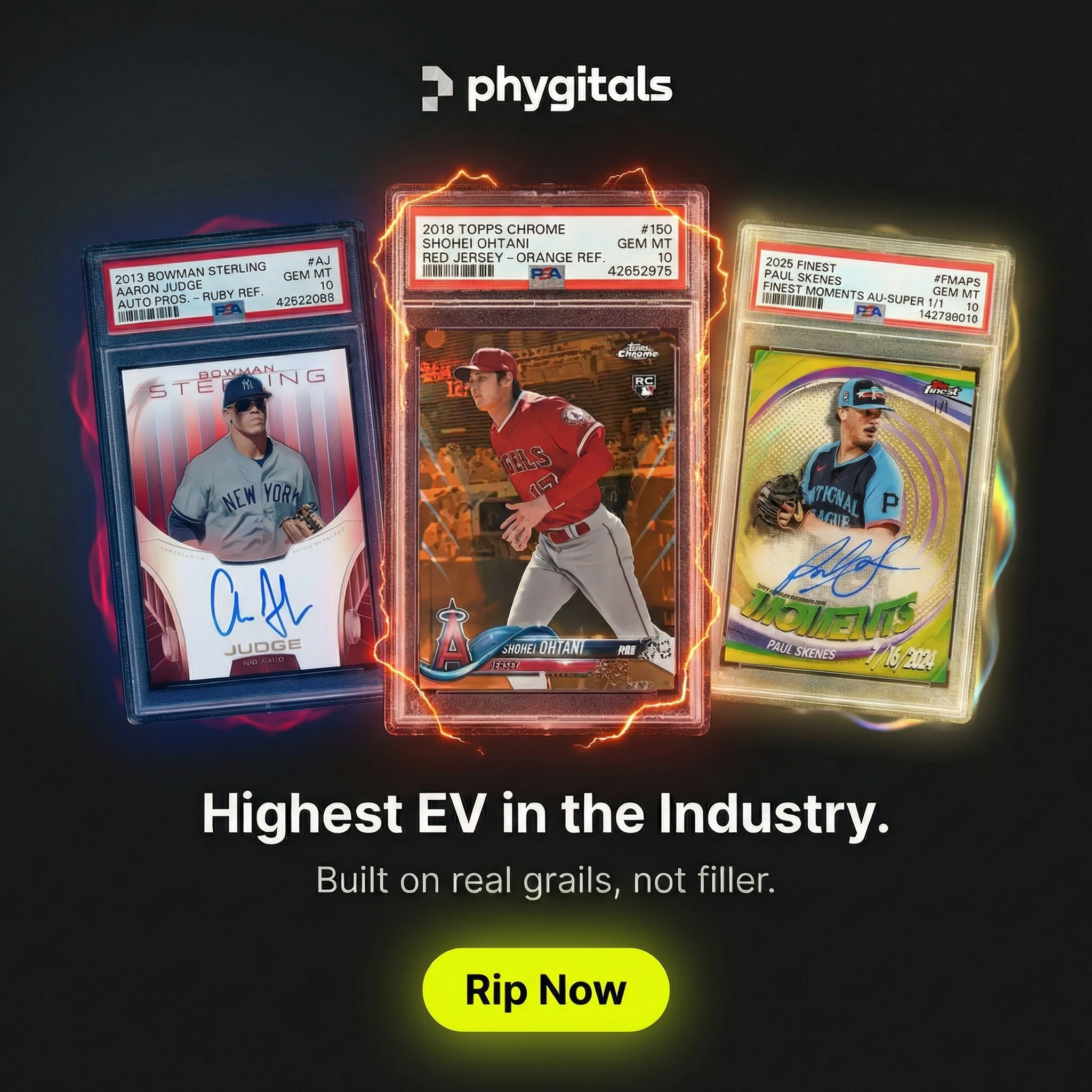 Phygitals Facebook ad