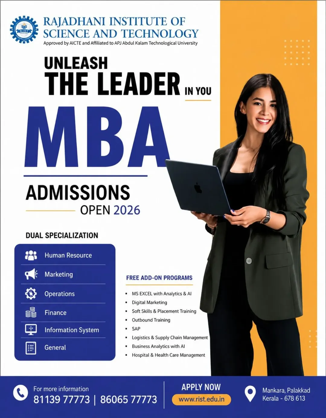 Rajadhani Institute of Science and Technology Facebook ad