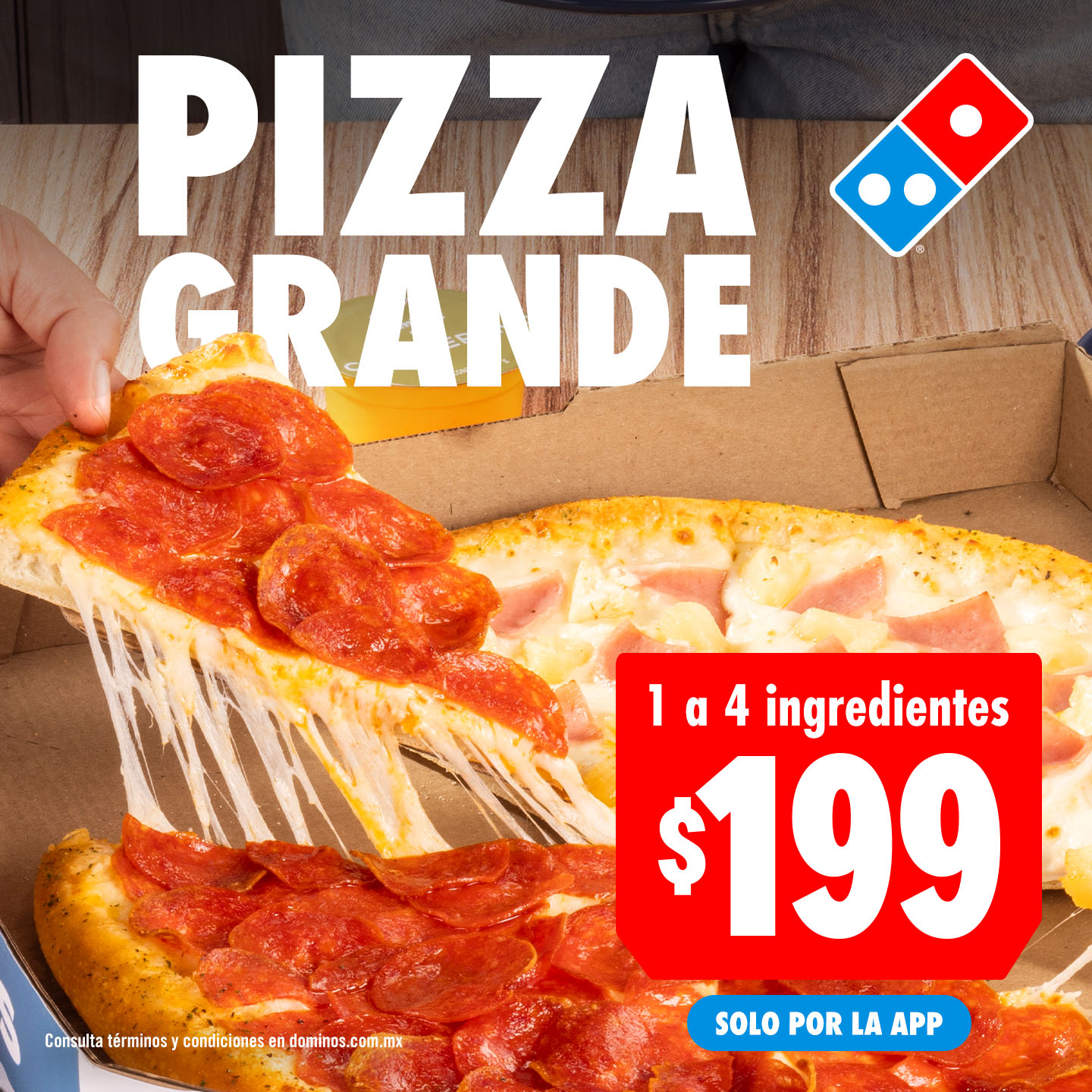 Domino's Mx Facebook ad: Domino's Favoritas