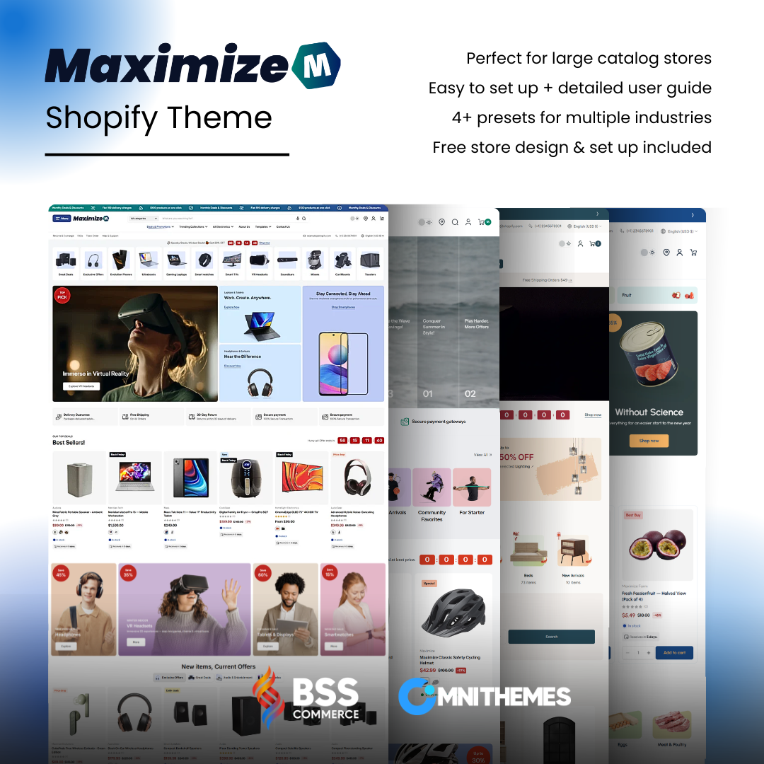 Omni Themes Facebook ad: The go-to Shopify theme for agencies and freelancers.