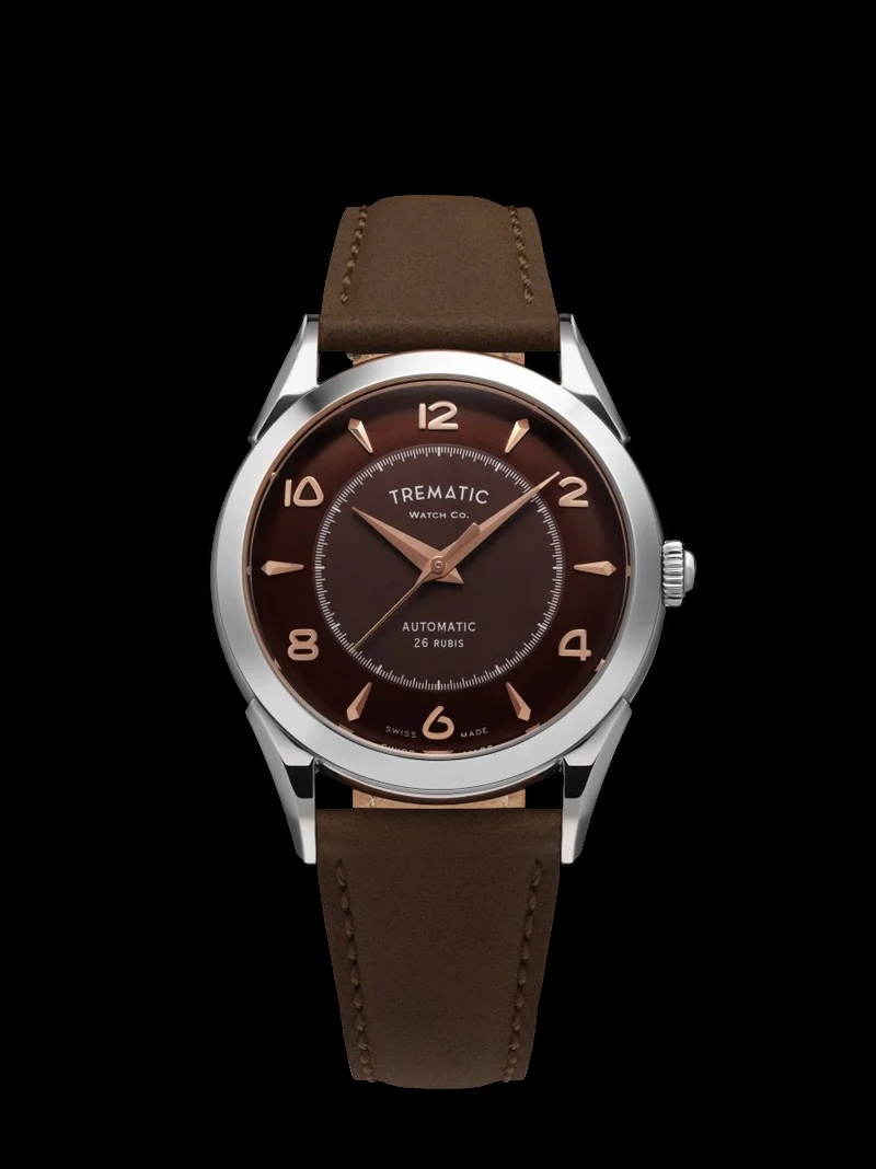 Trematic Watch Co. Facebook ad: Swiss Elegance. Built to Last.
