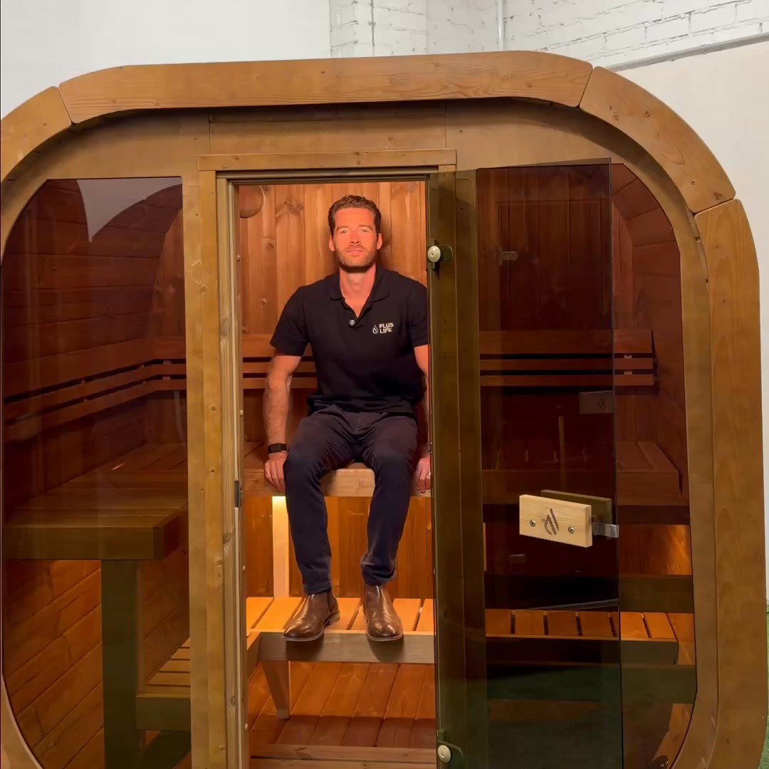 PlusLife Health Facebook ad: The sauna your neighbours wish they bought.