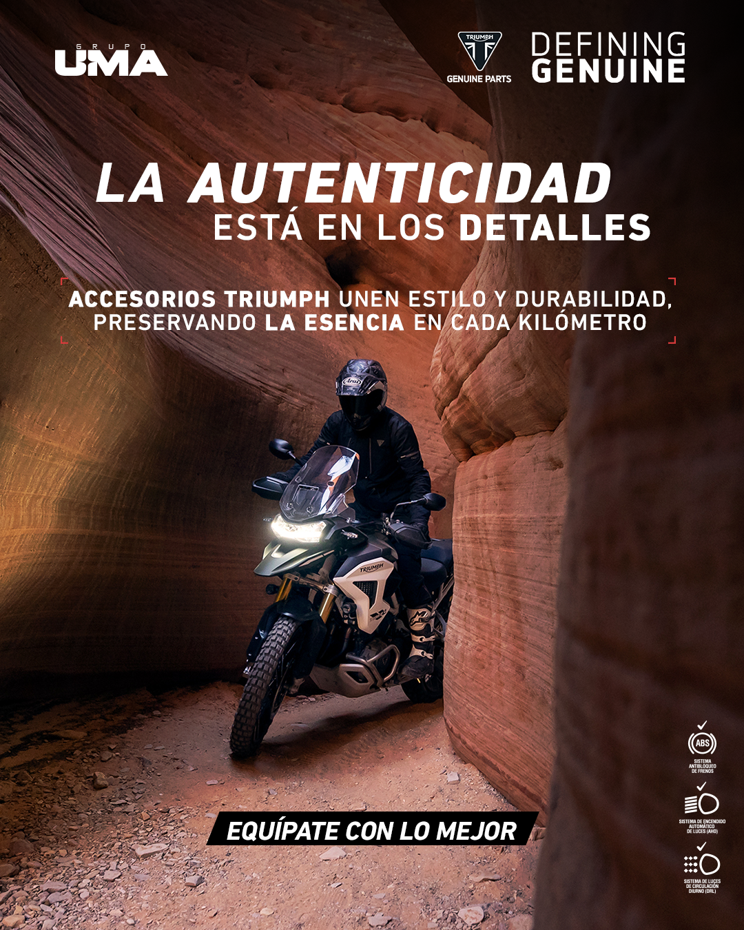 Triumph Motorcycles Colombia Facebook ad from Apr 17, 2026