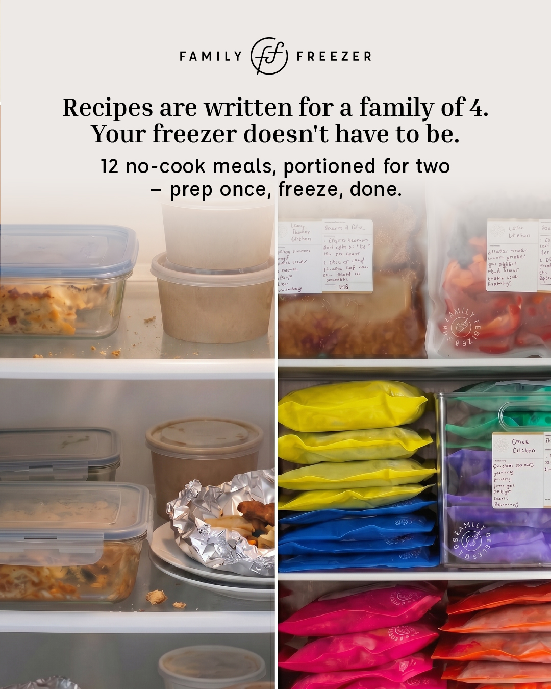 The Family Freezer Facebook ad