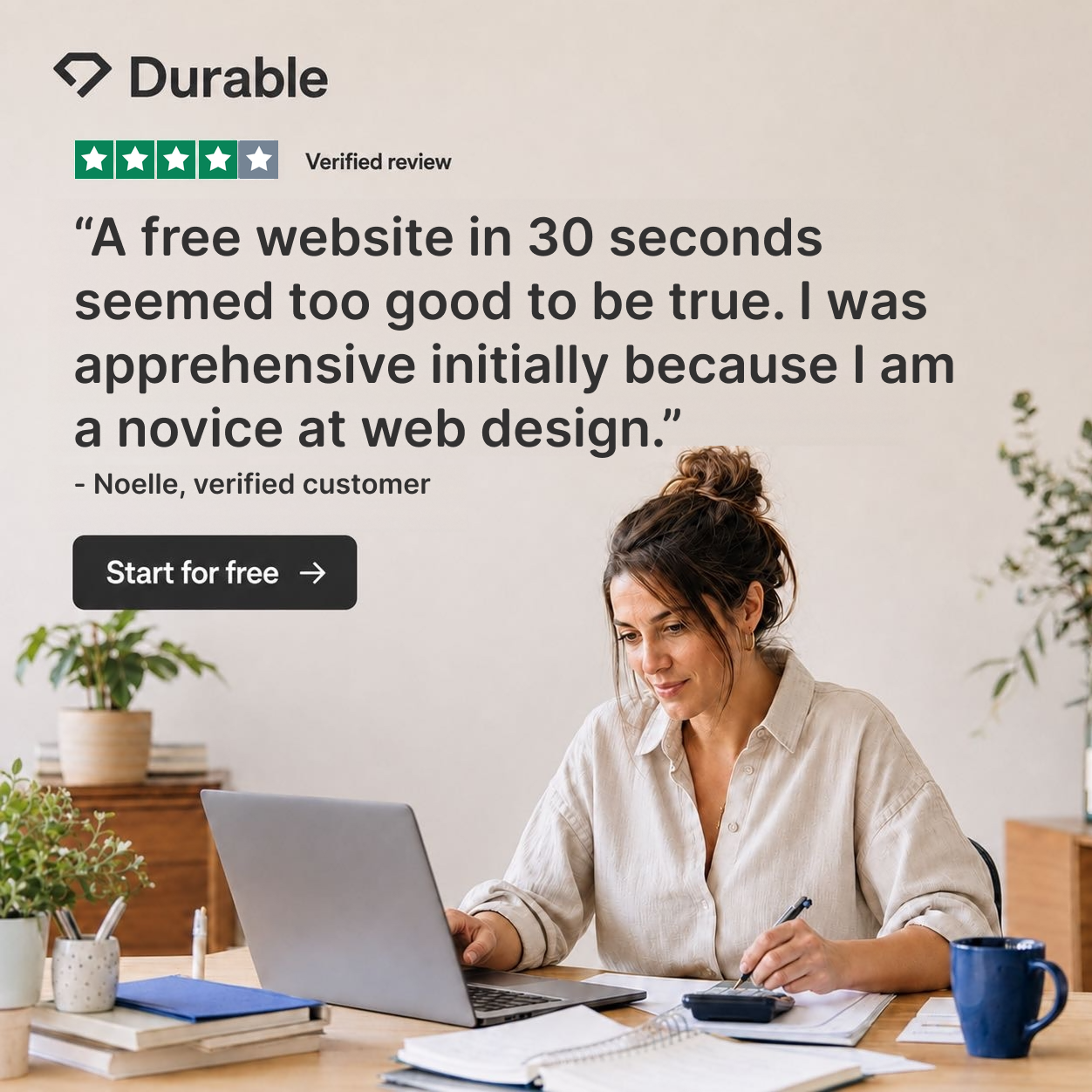 Durable Facebook ad