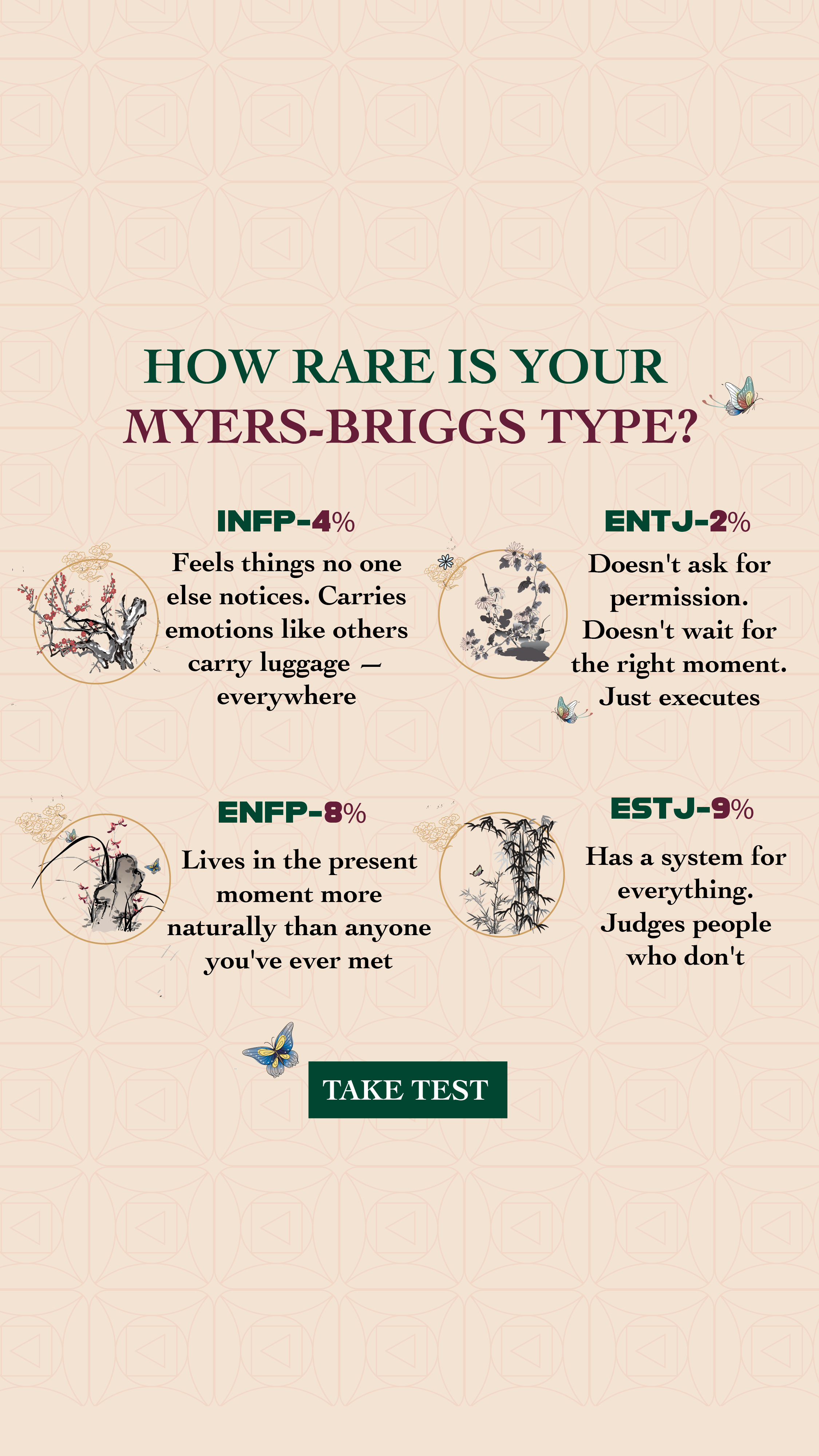 Personality Type Facebook ad