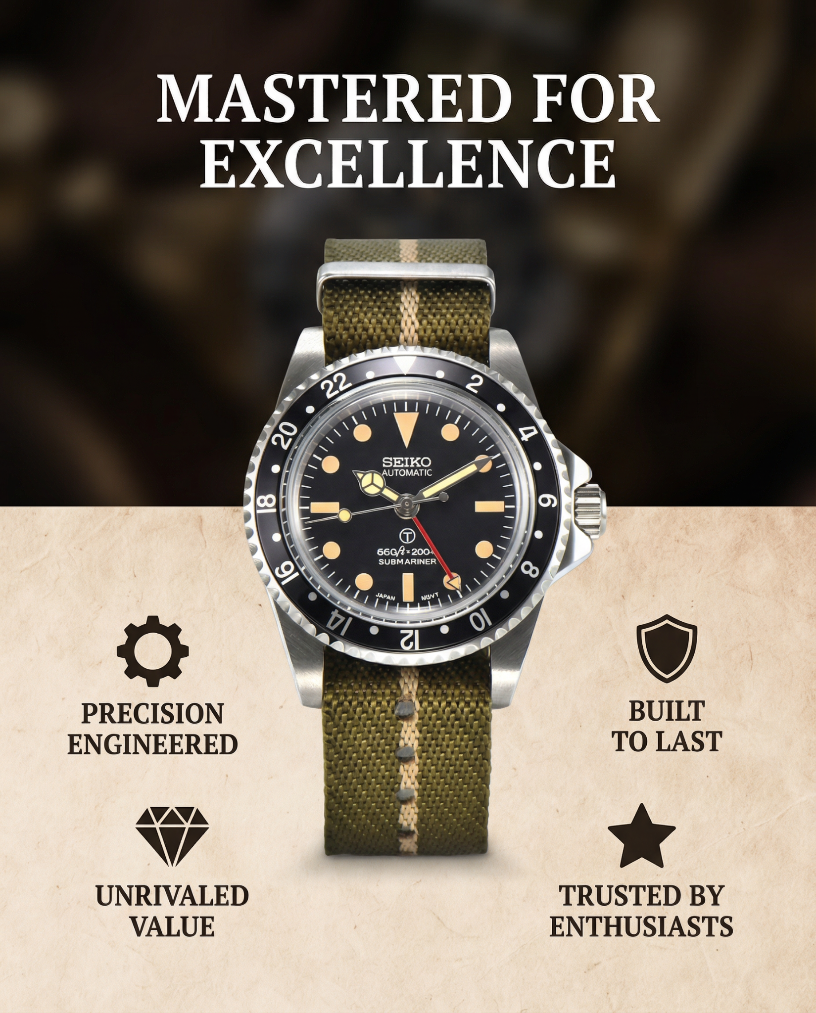 Zjani mods Facebook ad: Limited Edition GMT Watch, Selling Fast!
