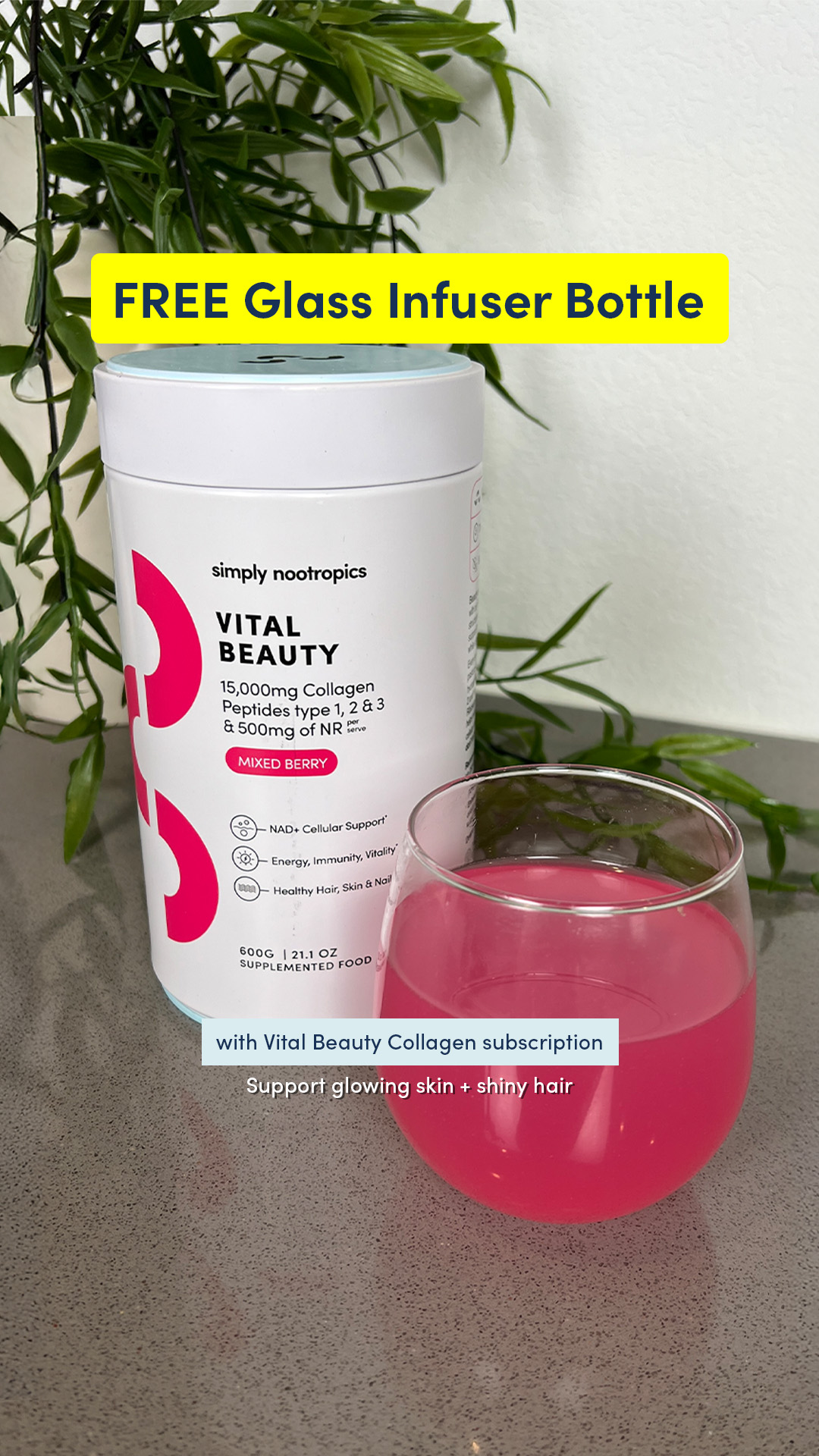Simply Nootropics Facebook ad