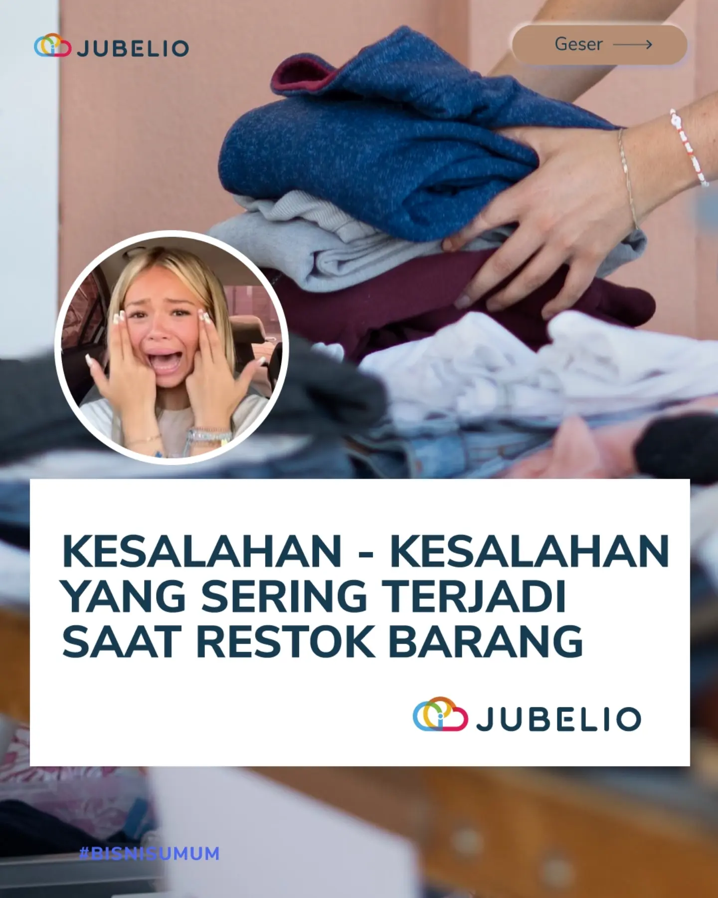 Jubelio Facebook ad