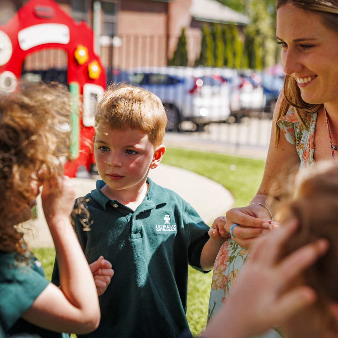 South Boston Catholic Academy Facebook ad: Take the first step toward giving your child…