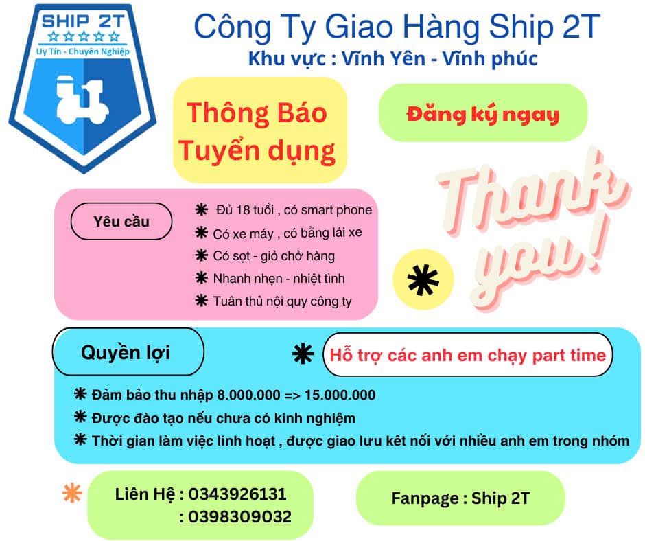 Ship 2T Facebook ad: Ship 2T vẫn luôn tìm người đồng hành