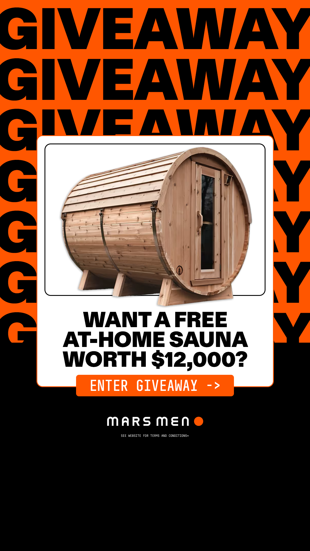 Mars Men Facebook ad