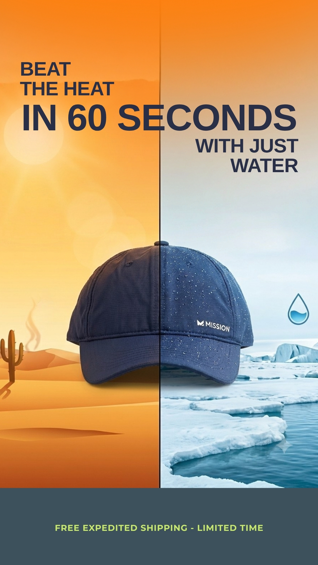 Mission Cooling Facebook ad