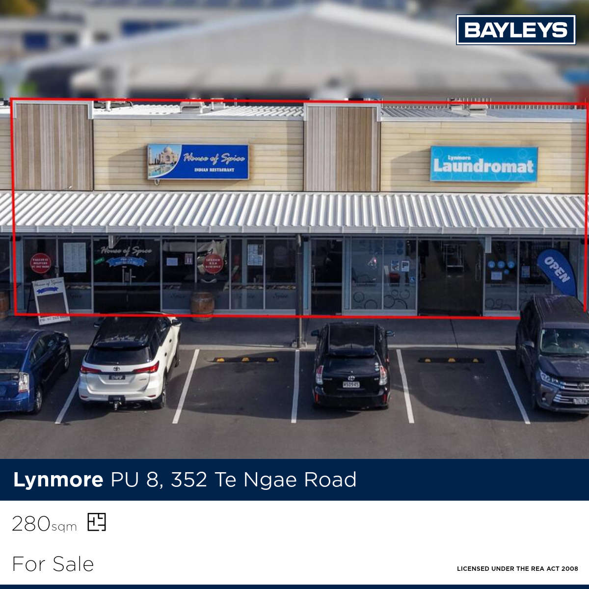 Bayleys Rotorua Commercial Facebook ad: Long-term income. Prime location.