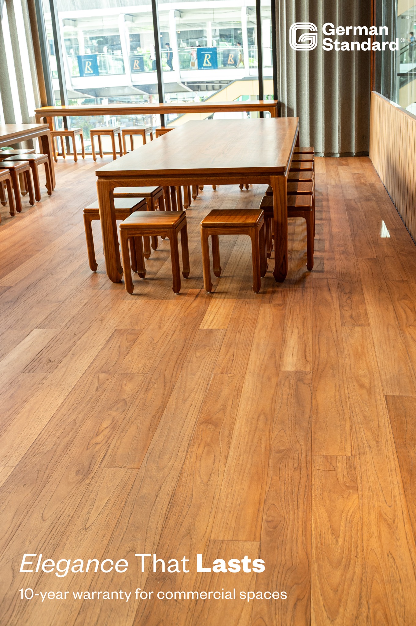 German Standard Facebook ad: The design that blends high-quality wood materials with…