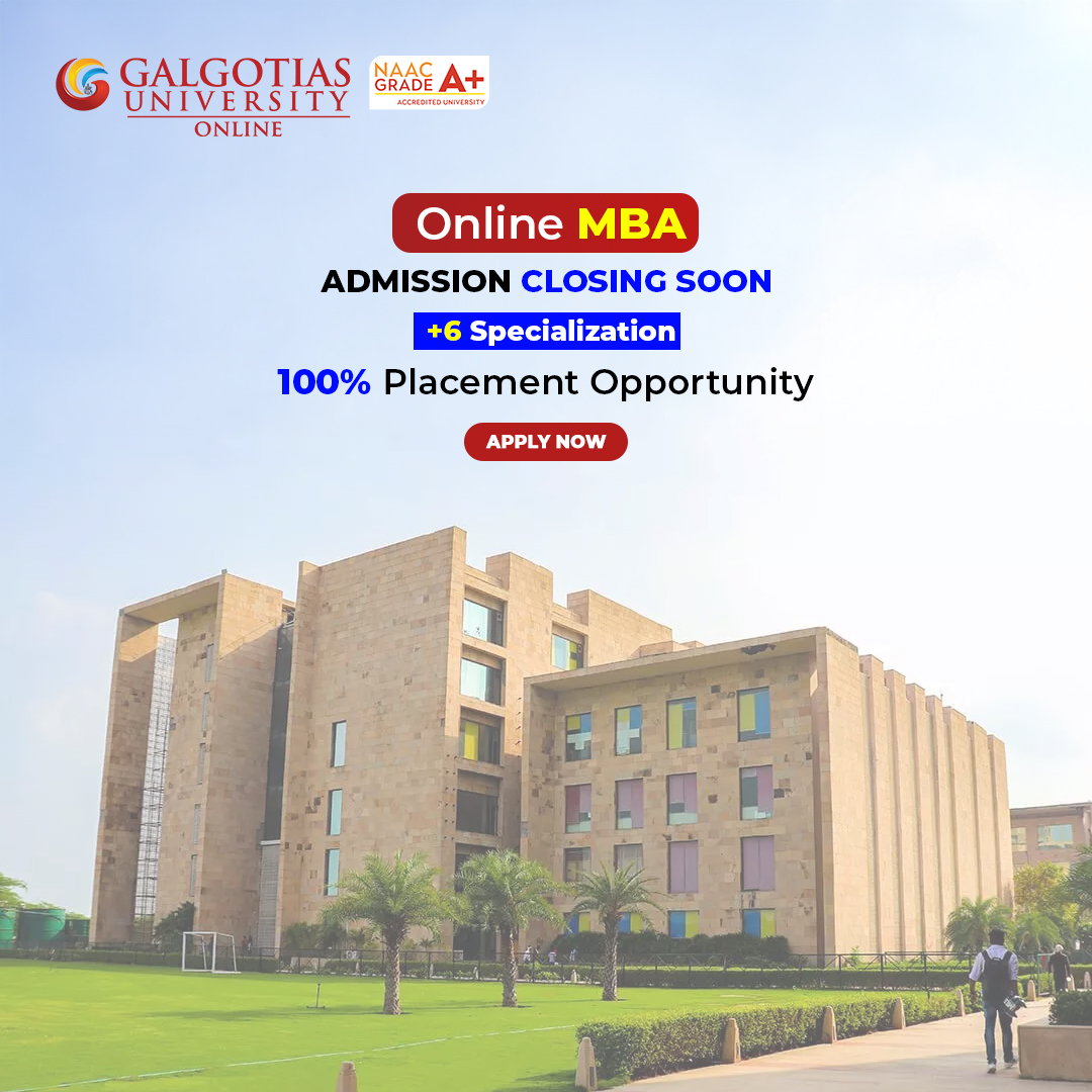 CollegeBandhu Facebook ad: Online MBA from Galgotia University, Apply Now!