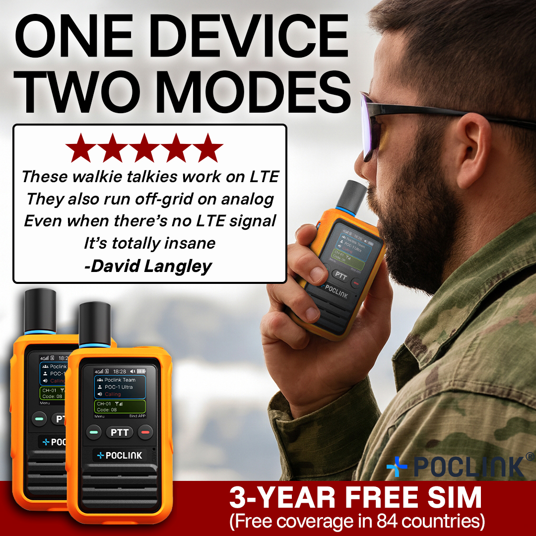 Poclink Radios Worldwide Facebook ad: POC-1 Ultra Special: 3-Year Free SIM