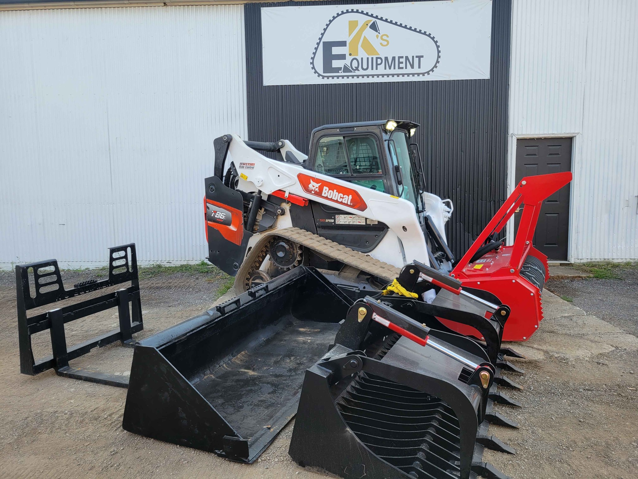 John Bianchi Facebook ad: 2023 Bobcat T86 Skidsteer Mulching Package