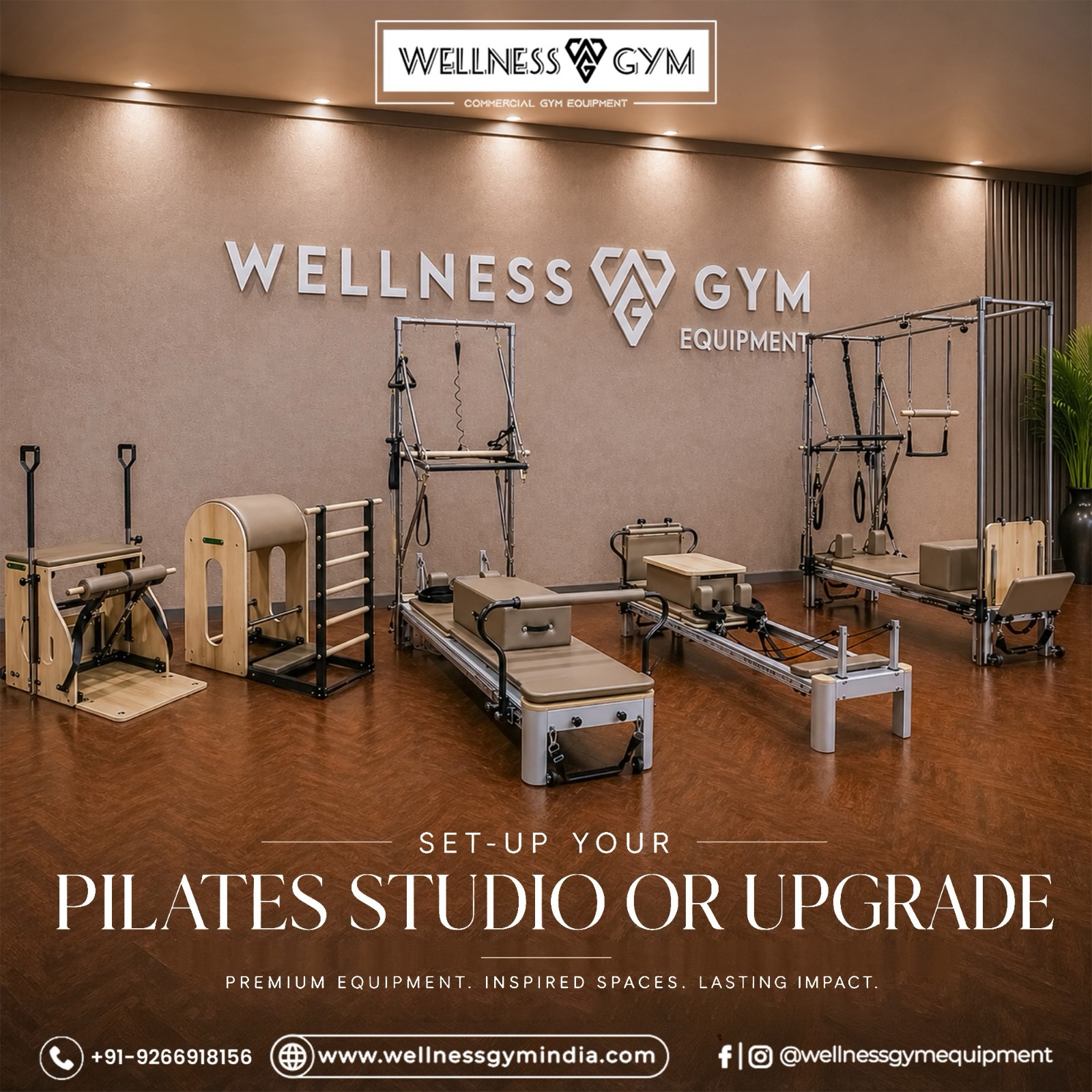 Wellness Gym Equipment Facebook ad: Elevate Your Fitness Space with Luxury Pilates Equipment
