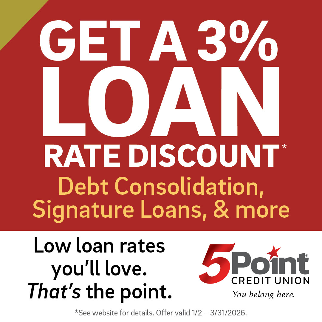 5Point Credit Union Facebook ad: Discount me in!
