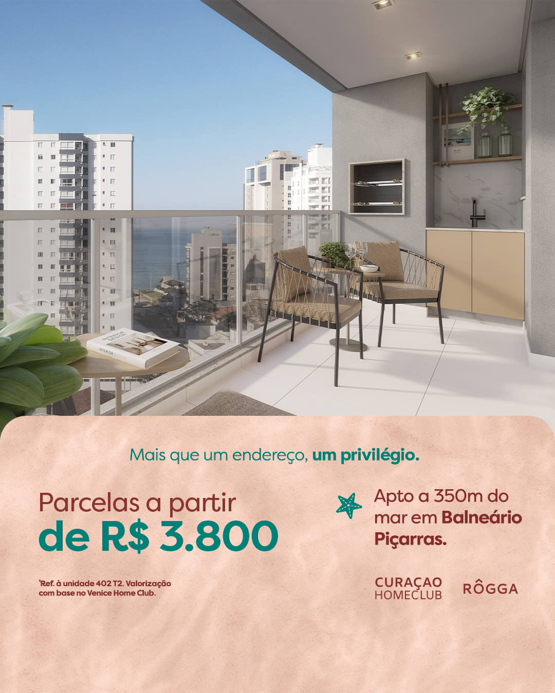 RÔGGA Litoral Facebook ad from Dec 5, 2025