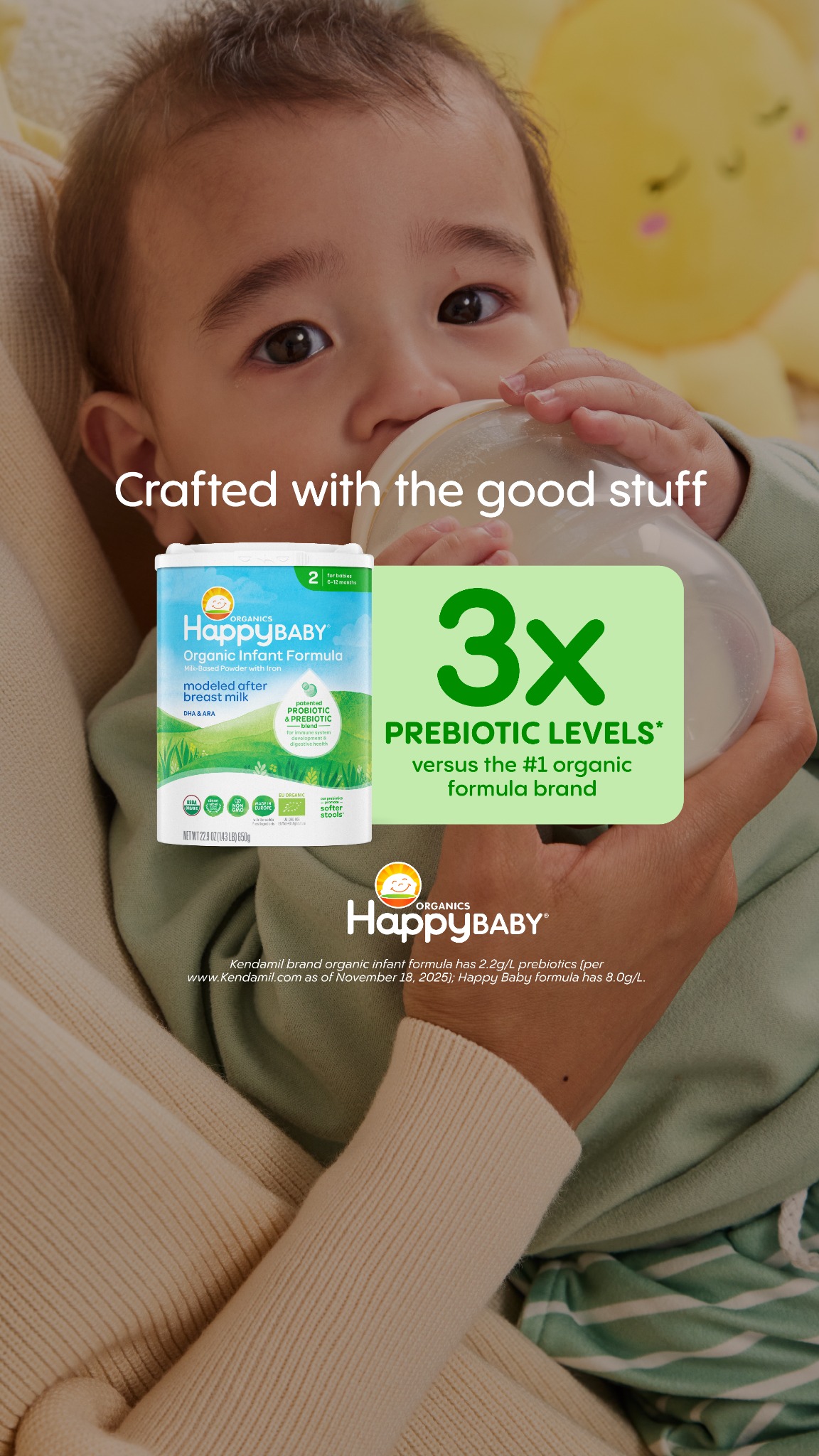 Happy Family Organics Facebook ad from May 5, 2026