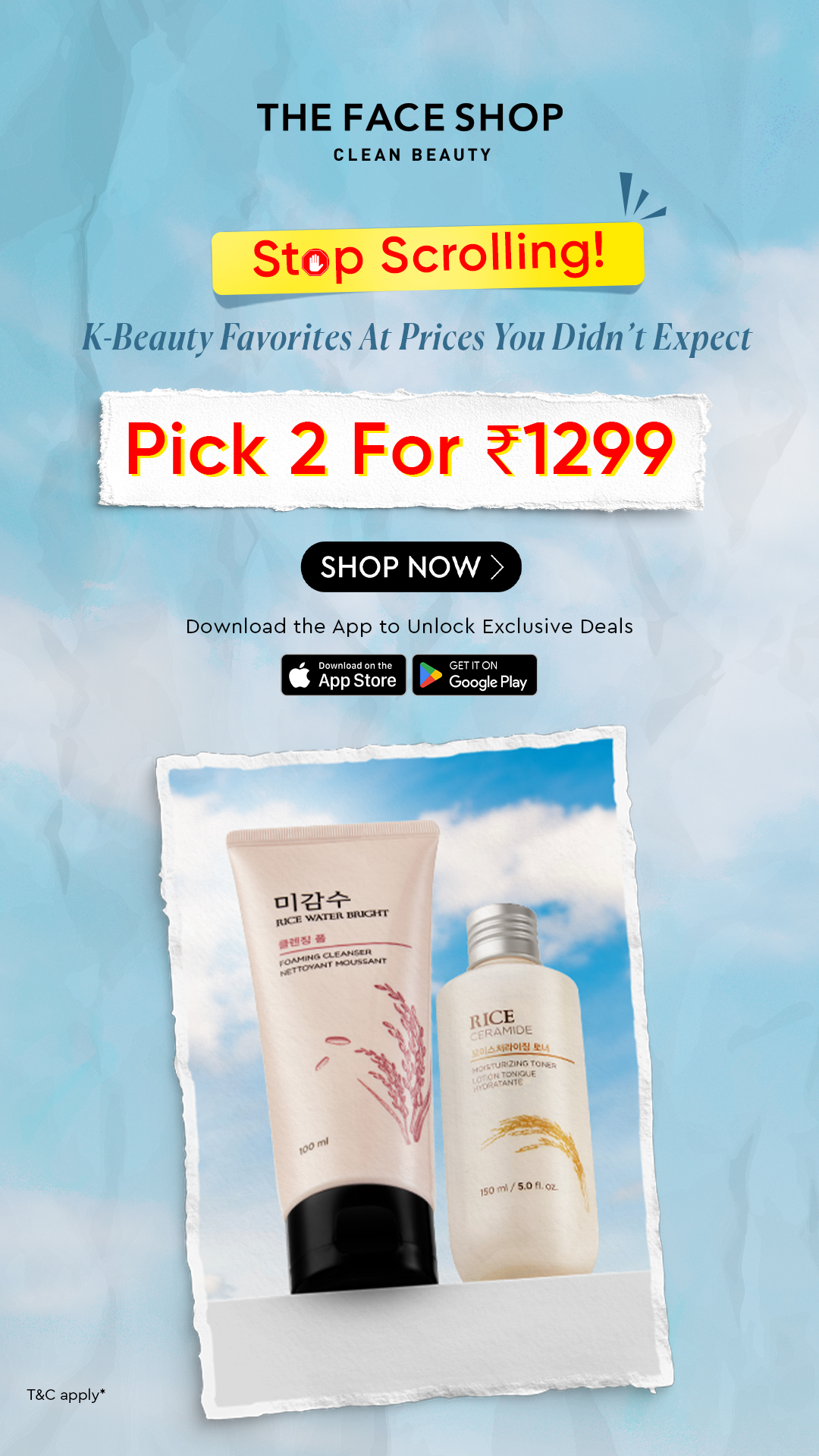 Thefaceshop INDIA Facebook ad