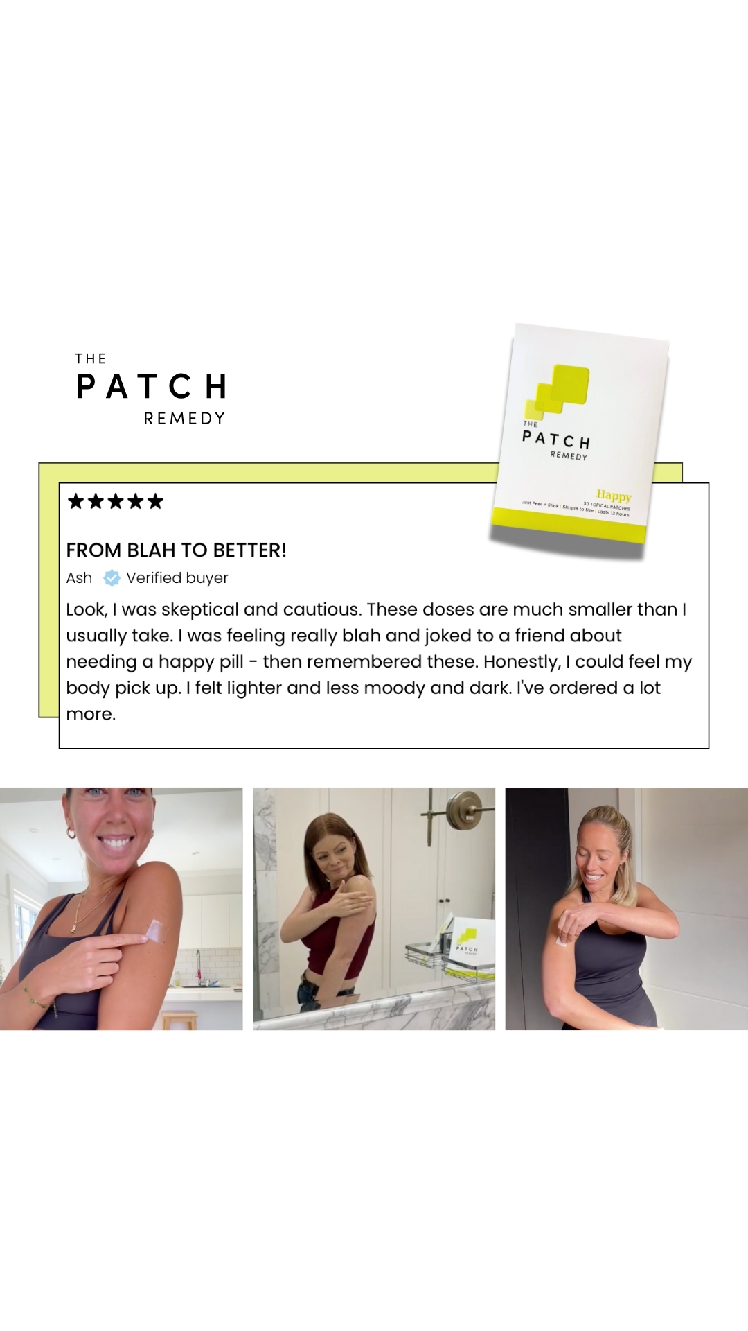 The Patch Remedy Facebook ad
