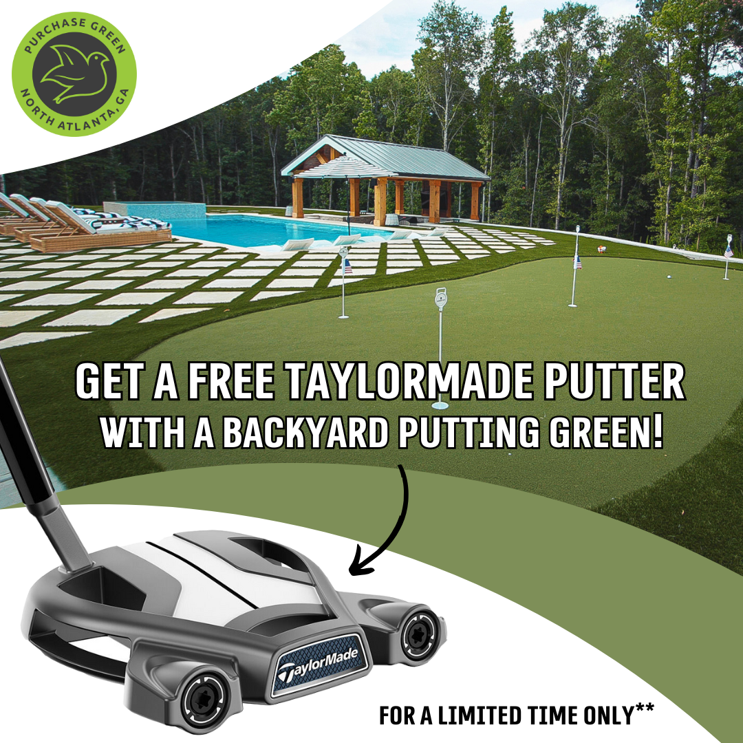 Purchase Green Artificial Grass North Atlanta Facebook ad: Get A Free Estimate + Bonus Free Putter