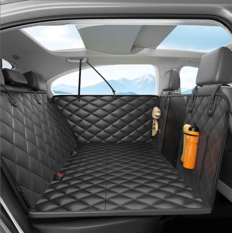 Rossy Nunez Facebook ad: Dog Car Seat Cover for Back Seat, Hard Bottom Back Seat…