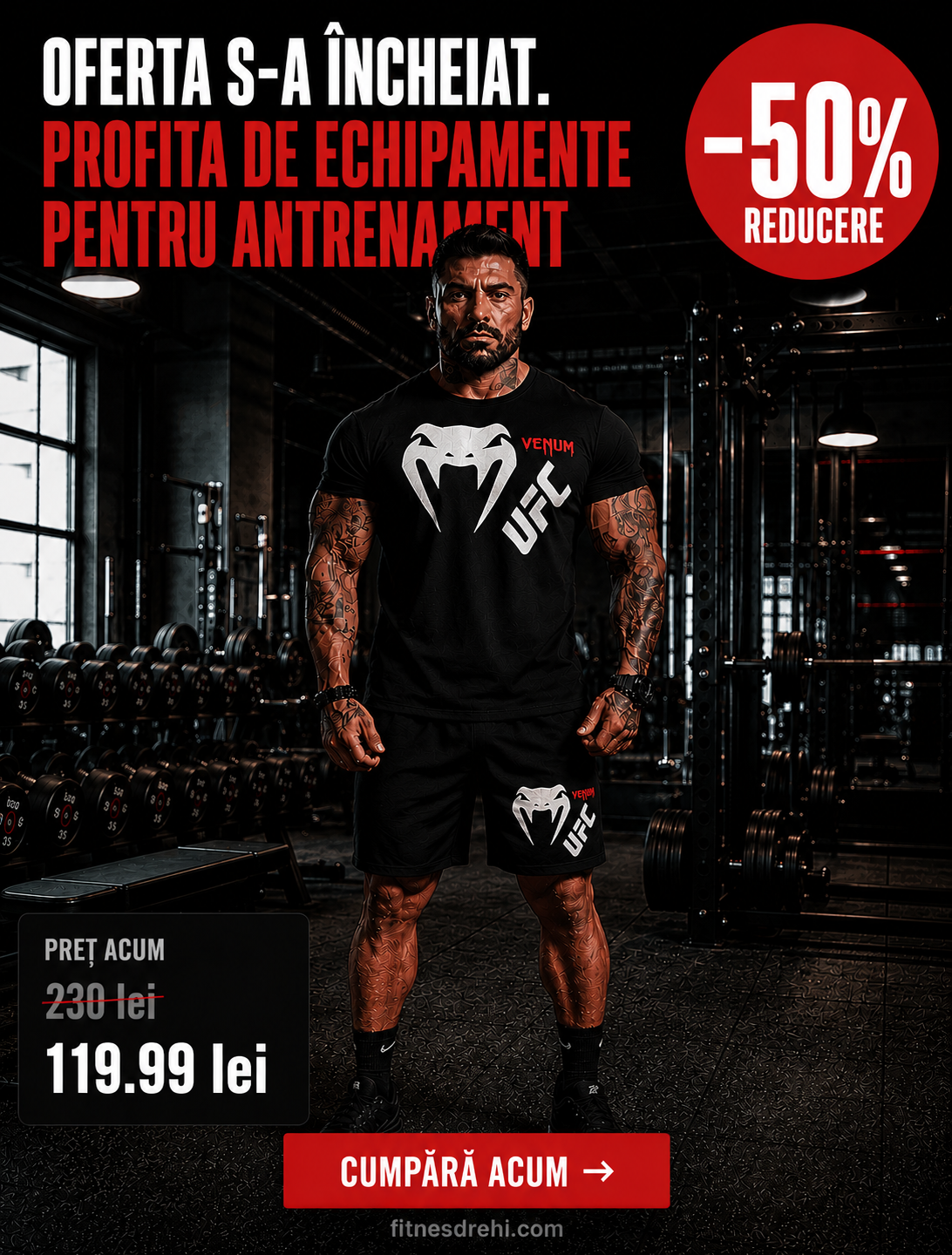FitnessWear.ro Facebook ad