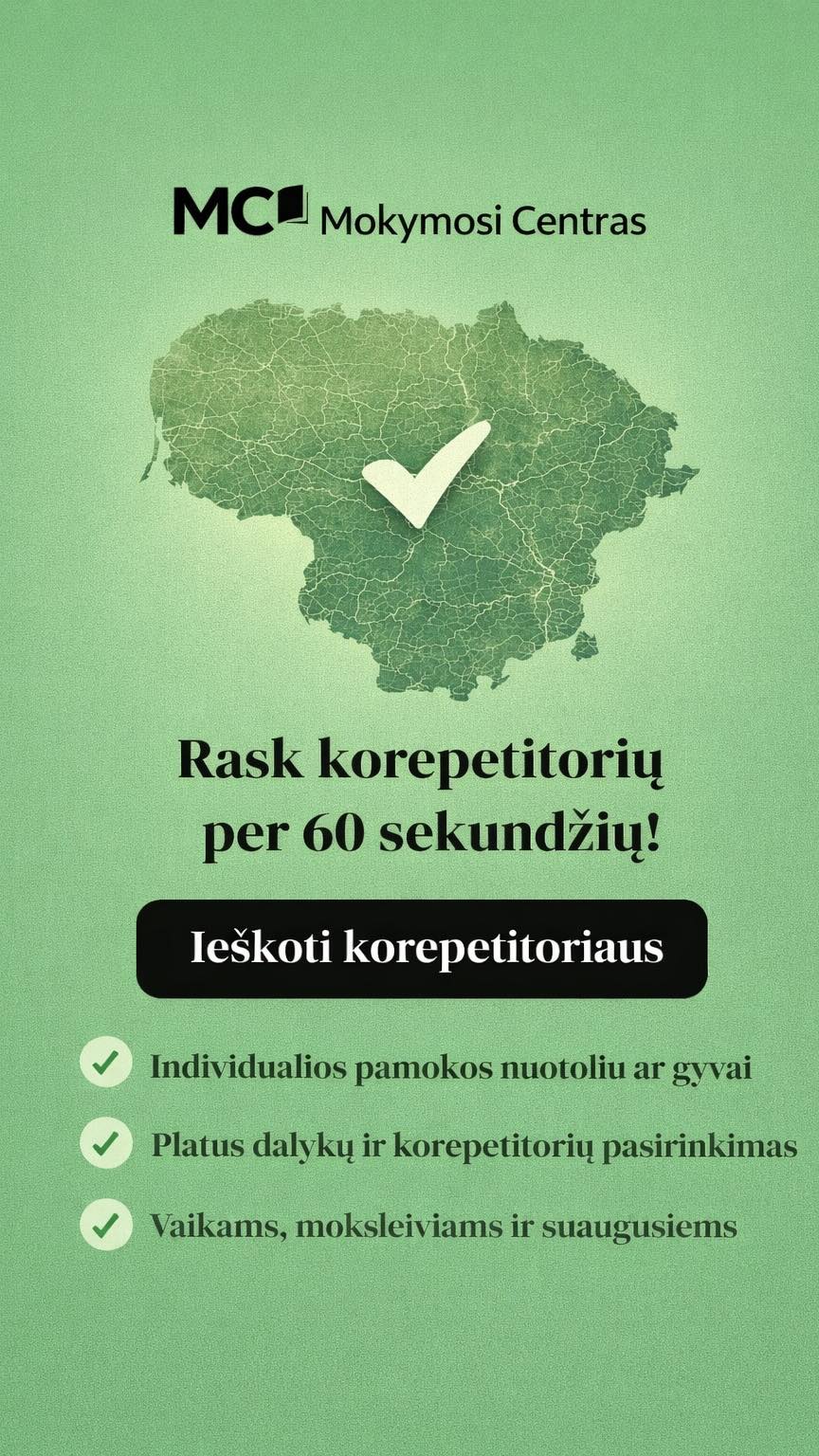 Mokymosi Centras Facebook ad