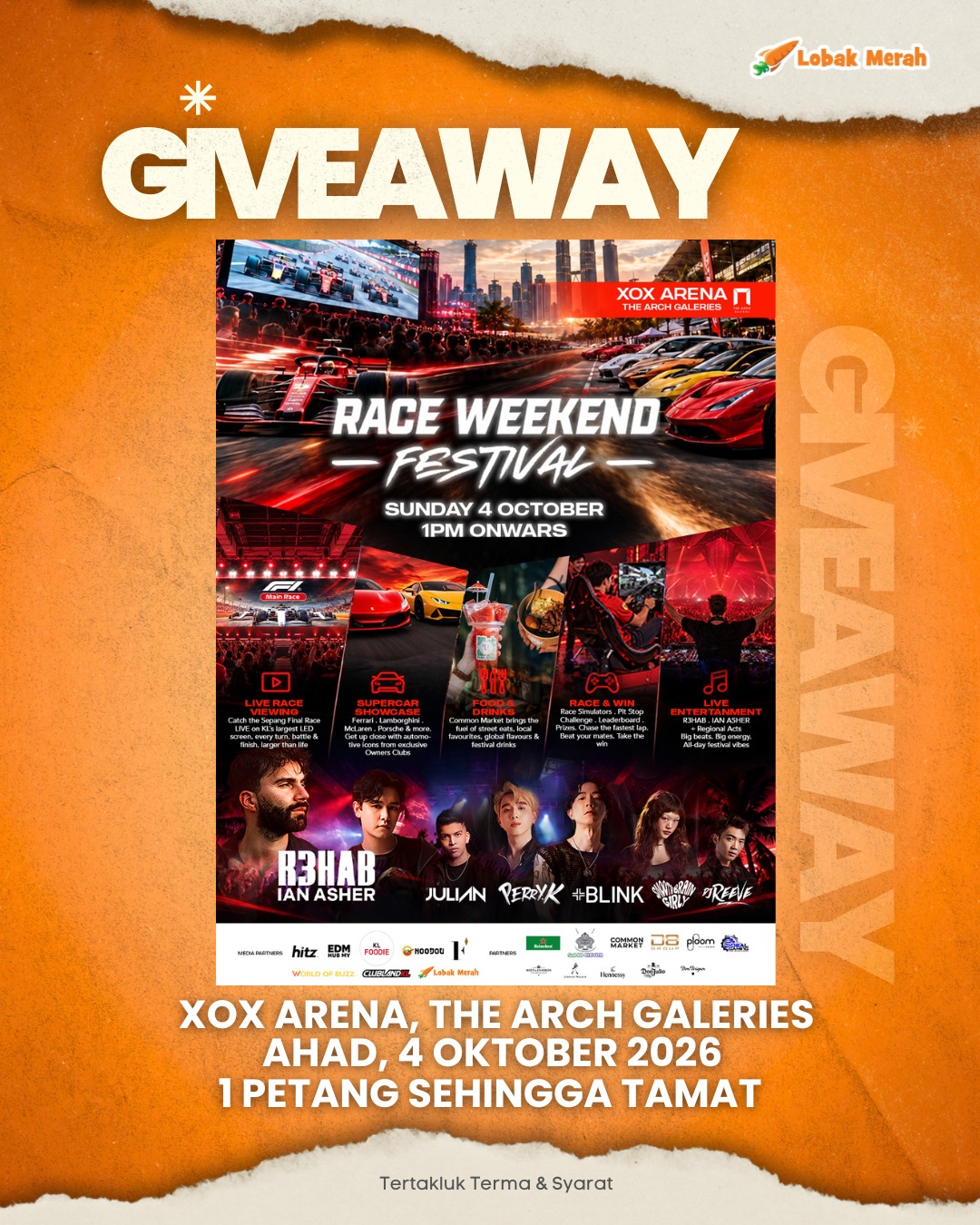 Lobak Merah Facebook ad: GIVEAWAY ALERT!
